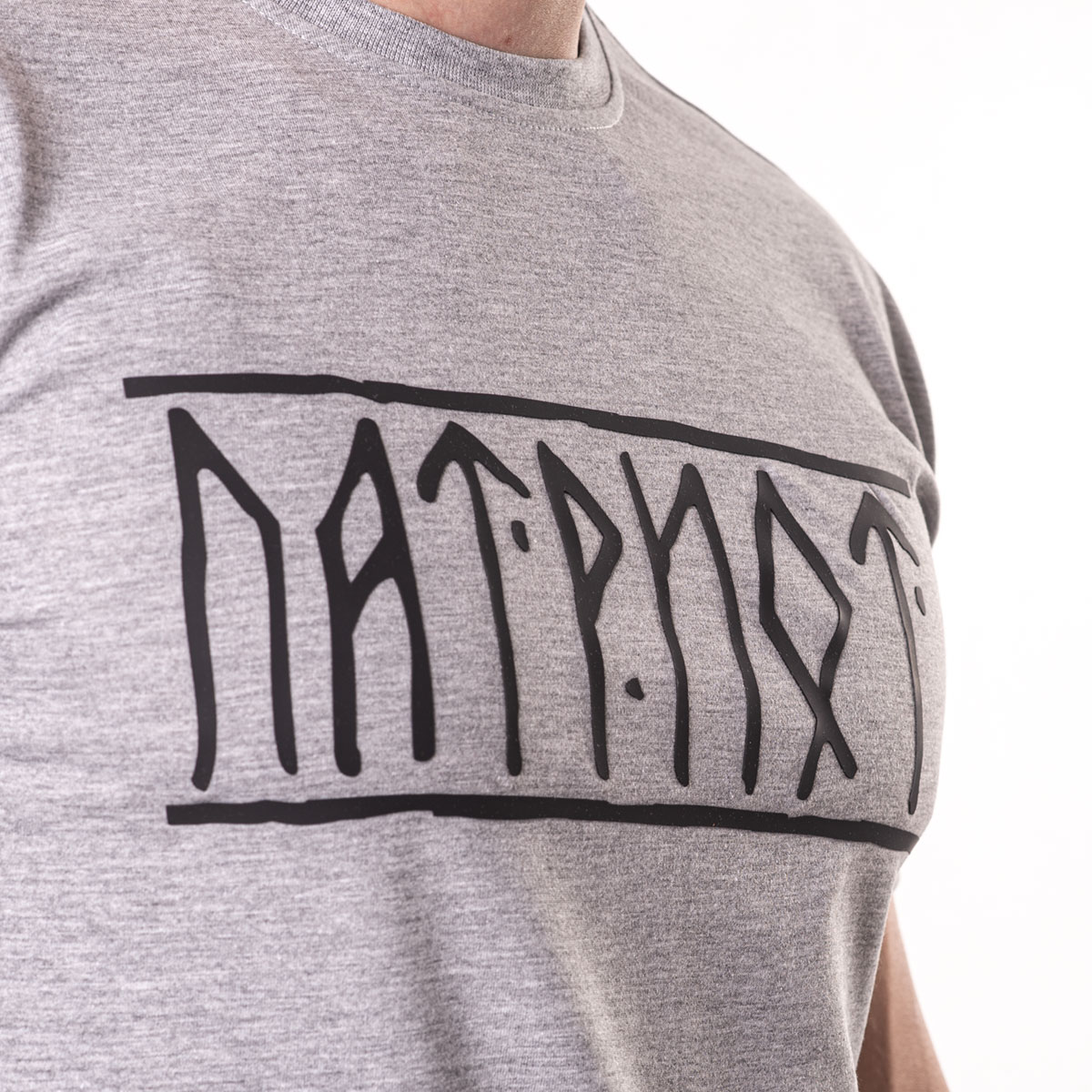 Тениска - Патриот RUNIC (сива) - Image 5