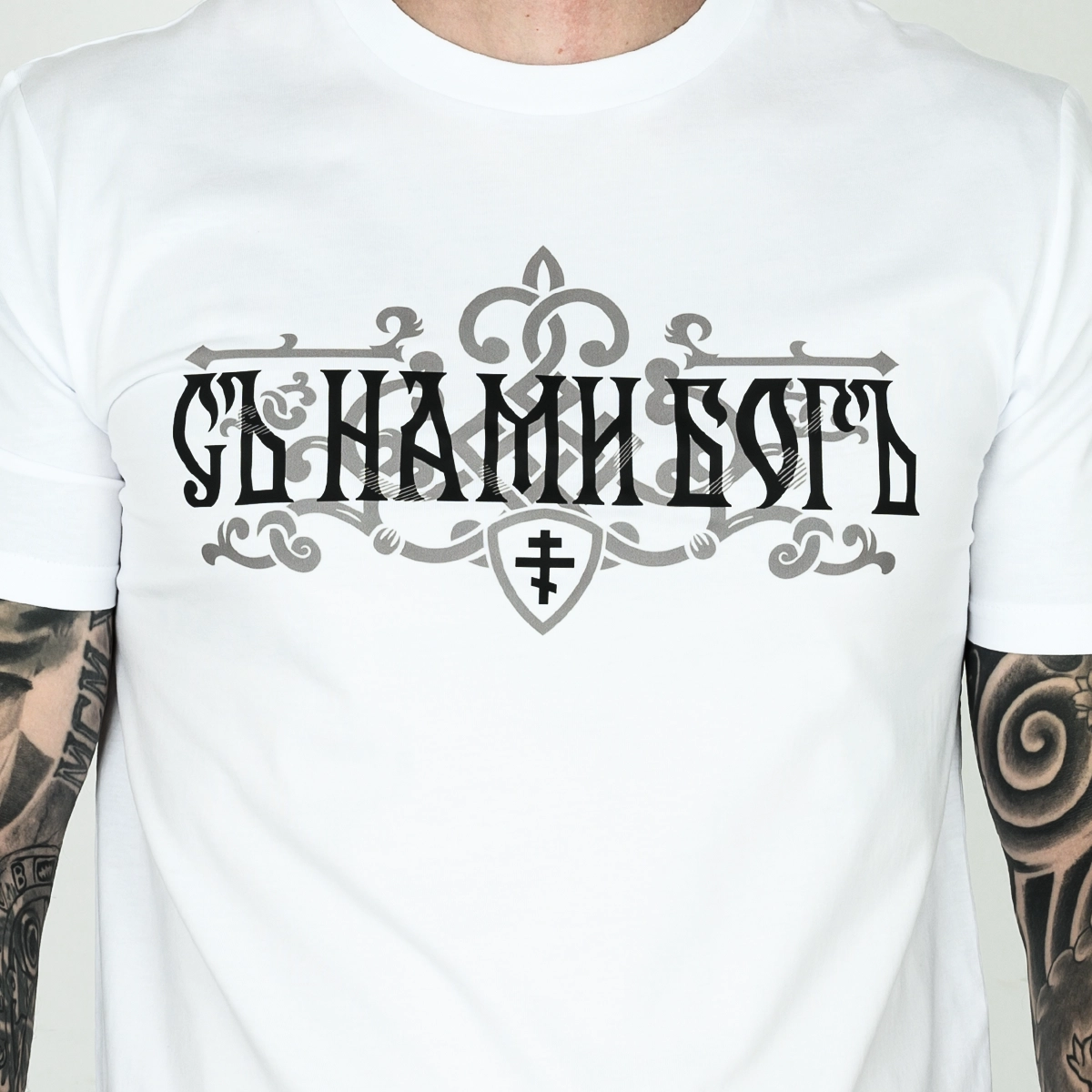 Тениска "ЗНАМЕНИЕ - СЪ НАМИ БОГЪ" - Image 2